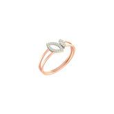 18K Gold & Diamond Ring For Women KLR-156